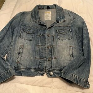 J Crew denim jacket size large